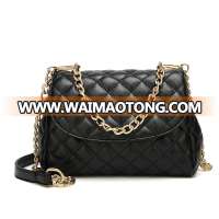 Wholesale new women's bag  Korean women's pu shoulder bag simple fashion rhombic bag