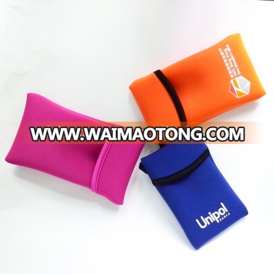 Neoprene mobile phone bag/cell phone bags/sorts mobile phone can wear neck hanging