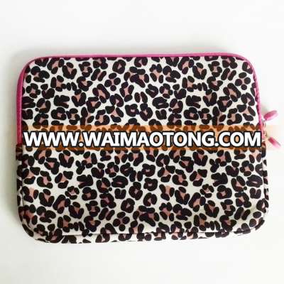 13" neoprene panther print laptop sleeve /laptop bags /cases